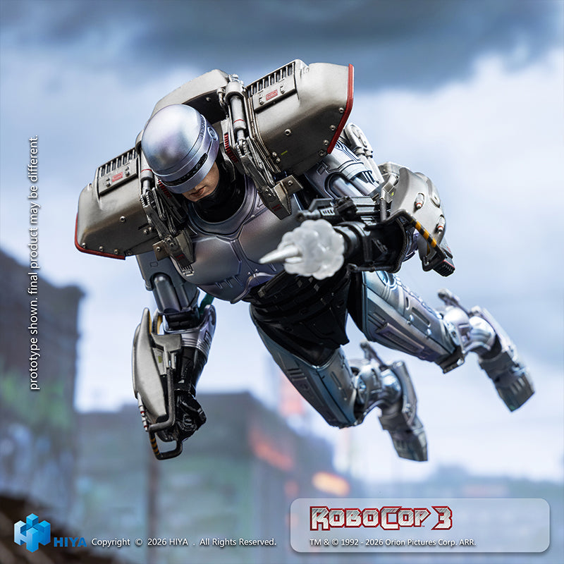 ROBOCOP フィギュア3点セット MODEROID RoboCop Jetpack Equipment RoboCop 3 Plastic Models Good