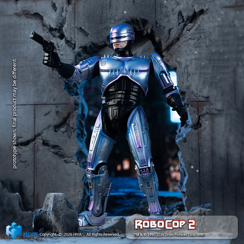 HIYA Exquisite Super Series 1/12 Scale 6.5 Inch RoboCop 2 RoboCop Acti