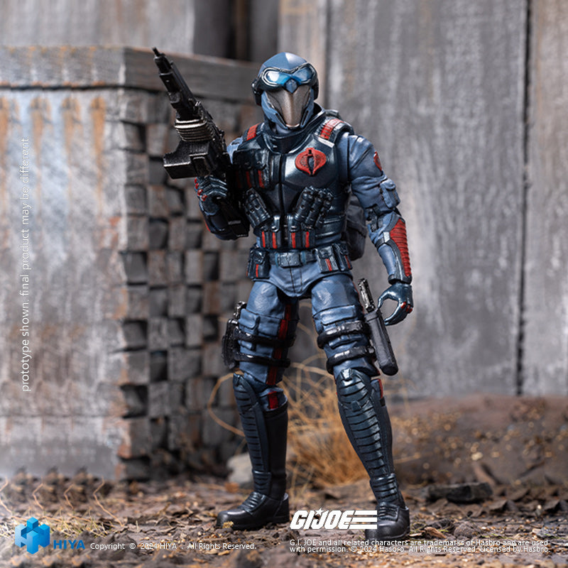 HIYA 1/18 G.I. Joe Cobra Viper Action Figure – EMG0156, Exquisite Detail