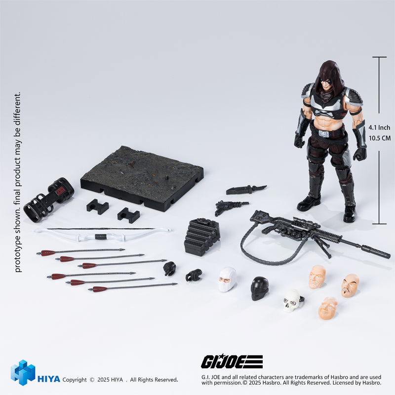 HIYA Exquisite Mini Series 1/18 Scale 4 Inch G.I.Joe Zartan Master of Disguise Version Action Figure