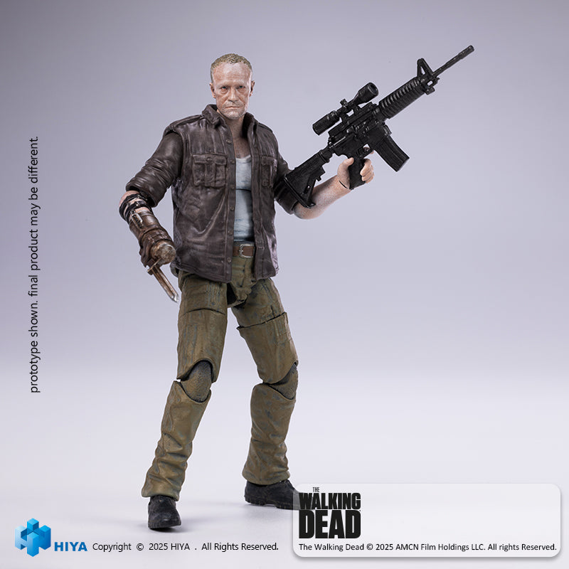 HIYA Exquisite Mini Series 1/18 Scale 4 Inch The Walking Dead Merle Action Figure