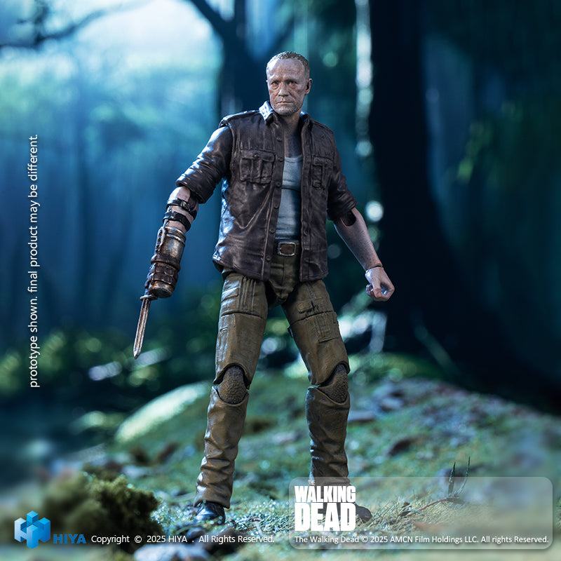 HIYA Exquisite Mini Series 1/18 Scale 4 Inch The Walking Dead Merle Action Figure