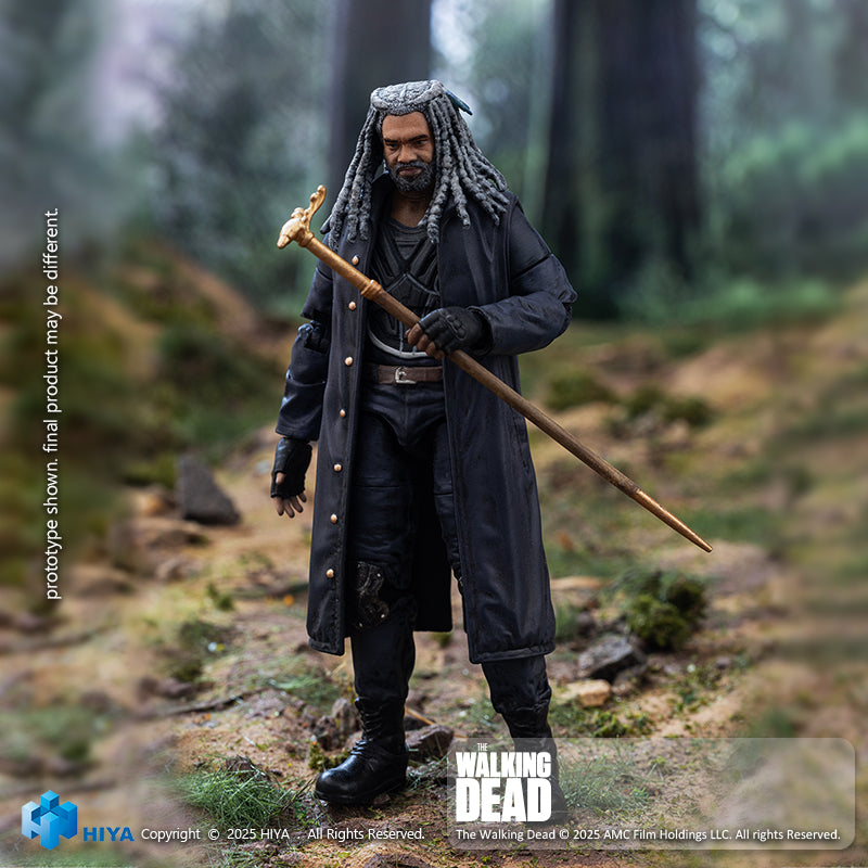 HIYA Exquisite Mini Series 1/18 Scale 4 Inch The Walking Dead Ezekiel