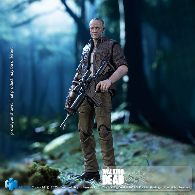 HIYA Exquisite Mini Series 1/18 Scale 4 Inch The Walking Dead Merle Action Figure