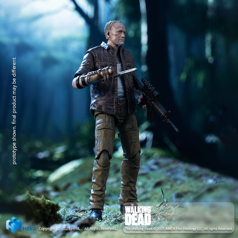 HIYA Exquisite Mini Series 1/18 Scale 4 Inch The Walking Dead Merle Action Figure