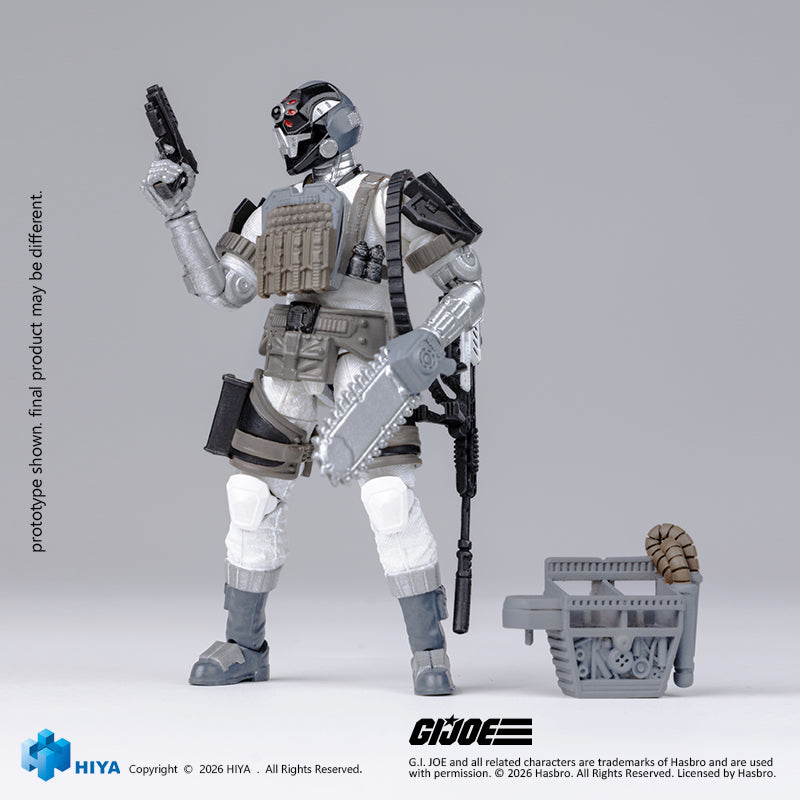 HIYA Exquisite Mini Series 1/18 Scale 4 Inch G.I.Joe Arctic B.A.T Action Figure