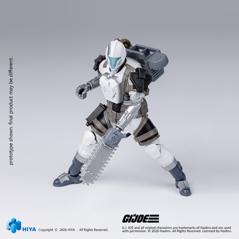 HIYA Exquisite Mini Series 1/18 Scale 4 Inch G.I.Joe Arctic B.A.T Action Figure