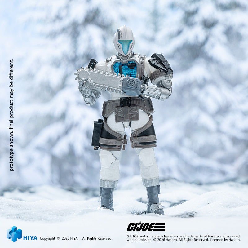 HIYA Exquisite Mini Series 1/18 Scale 4 Inch G.I.Joe Arctic B.A.T Action Figure