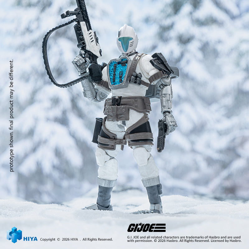 HIYA Exquisite Mini Series 1/18 Scale 4 Inch G.I.Joe Arctic B.A.T Action Figure