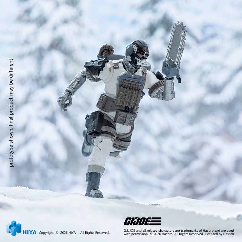 HIYA Exquisite Mini Series 1/18 Scale 4 Inch G.I.Joe Arctic B.A.T Action Figure