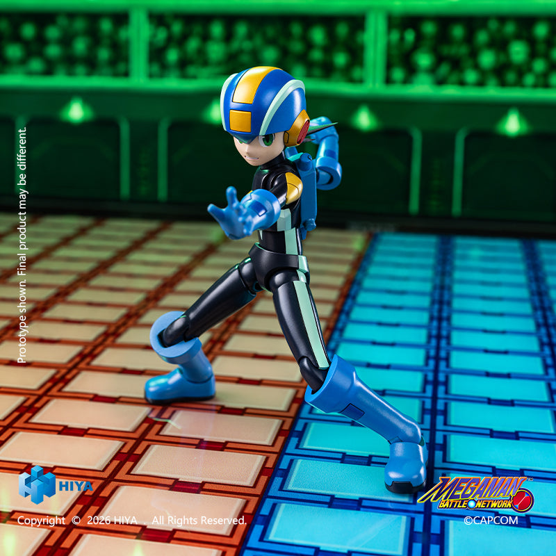 HIYA Exquisite Basic Series  None Scale 4.9 Inch Mega Man Battle Network Series MegaMan.EXE Action Figure