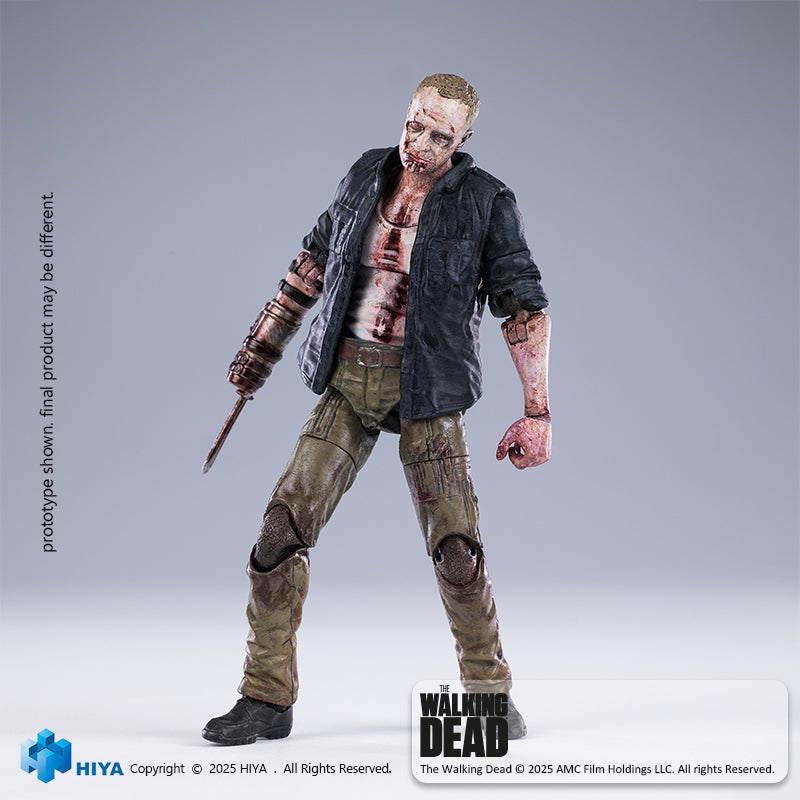 HIYA Exquisite Mini Series 1/18 Scale 4 Inch The Walking Dead Merle Walker Version Action Figure