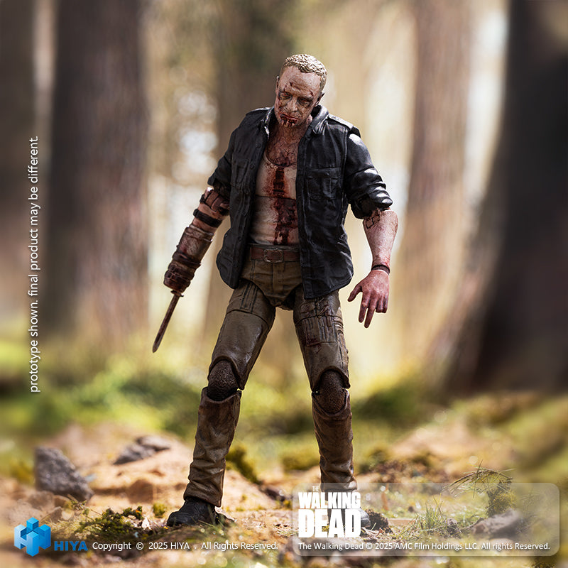HIYA Exquisite Mini Series 1/18 Scale 4 Inch The Walking Dead Merle Walker Version Action Figure