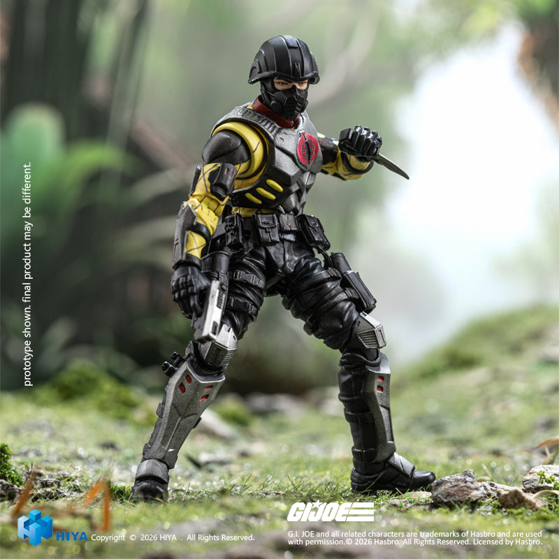 HIYA Exquisite Mini Series 1/18 Scale 4 Inch G.I.Joe Python Trooper Action Figure