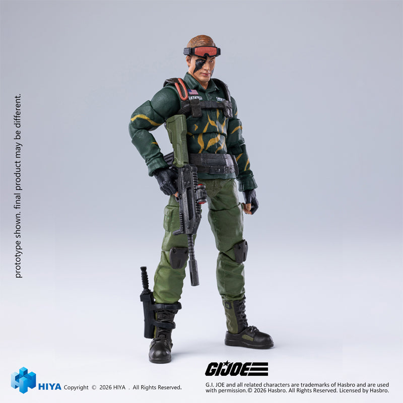 HIYA Exquisite Mini Series 1/18 Scale 4 Inch G.I.Joe Dusty Tiger Force