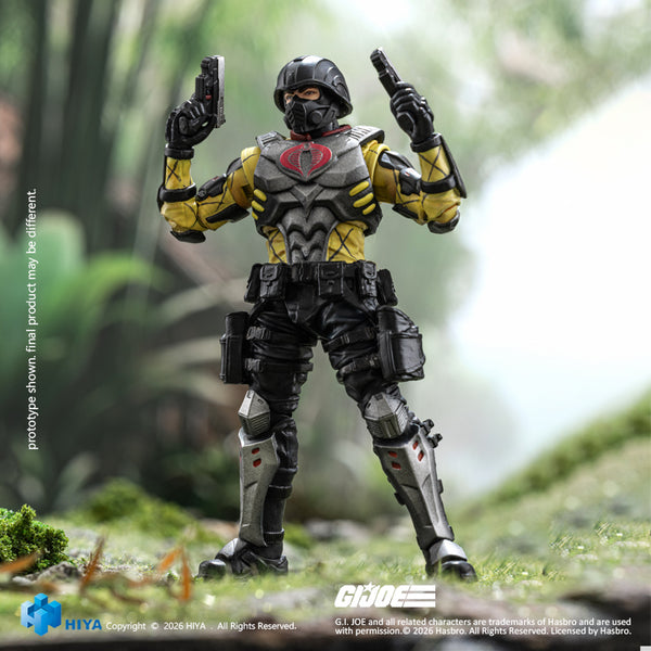 HIYA Exquisite Mini Series 1/18 Scale 4 Inch G.I.Joe Python Trooper Action Figure