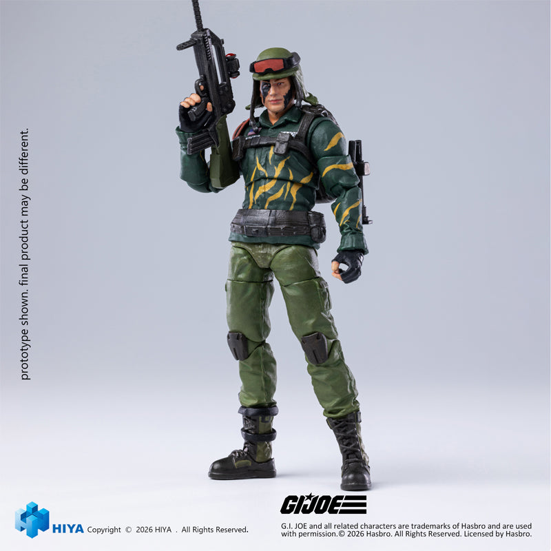 HIYA Exquisite Mini Series 1/18 Scale 4 Inch G.I.Joe Dusty Tiger Force