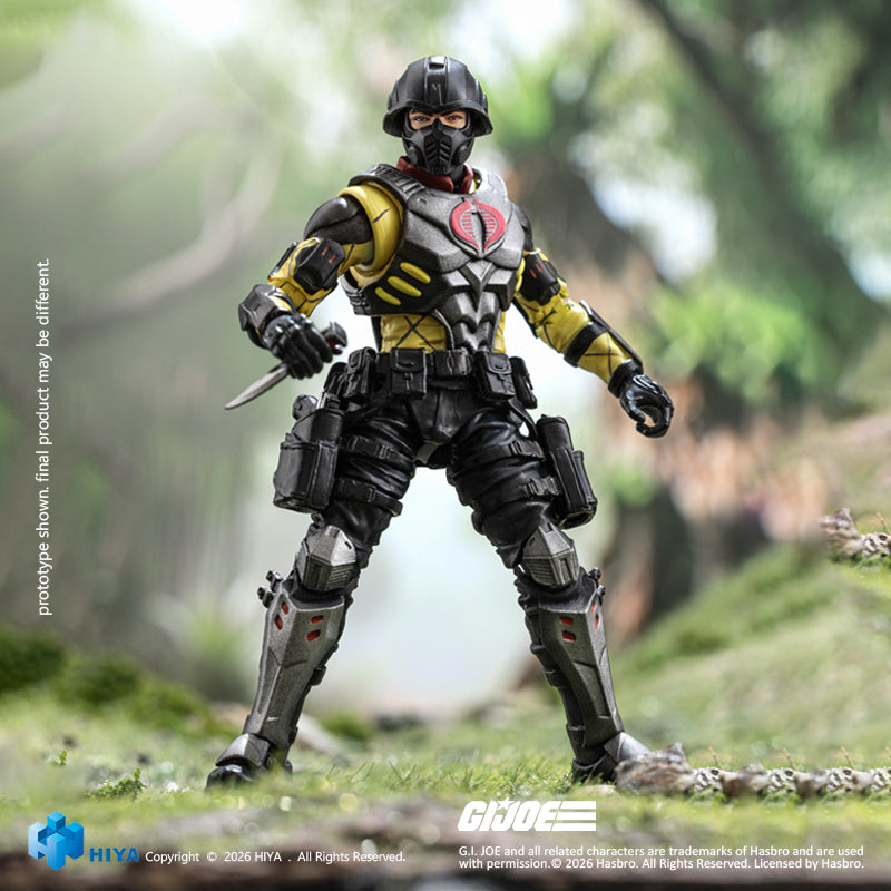 HIYA Exquisite Mini Series 1/18 Scale 4 Inch G.I.Joe Python Trooper Action Figure
