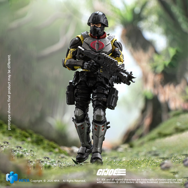 HIYA Exquisite Mini Series 1/18 Scale 4 Inch G.I.Joe Python Trooper Action Figure