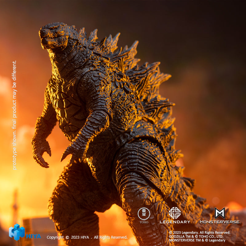 HIYA Exquisite Basic Series None Scale 7 Inch GODZILLA VS KONG Godzilla Action Figure