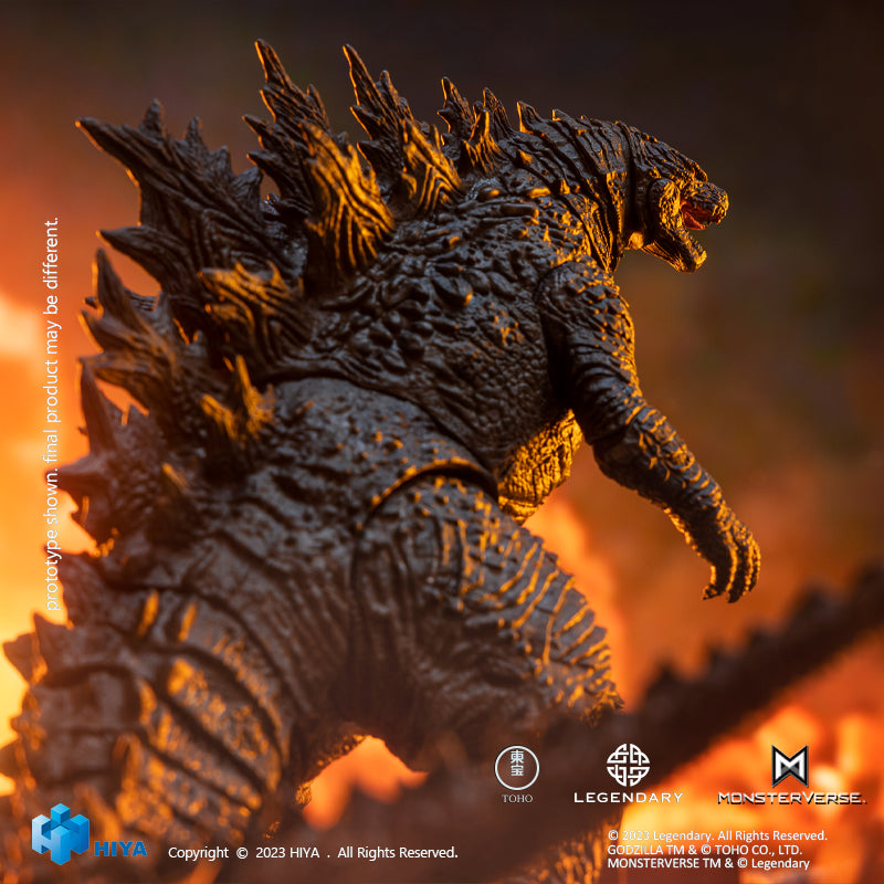 HIYA Exquisite Basic Series None Scale 7 Inch GODZILLA VS KONG Godzilla Action Figure