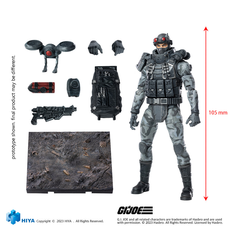 HIYA Exquisite Mini Series 1/18 Scale 4 Inch G.I.Joe Firefly Action Figure