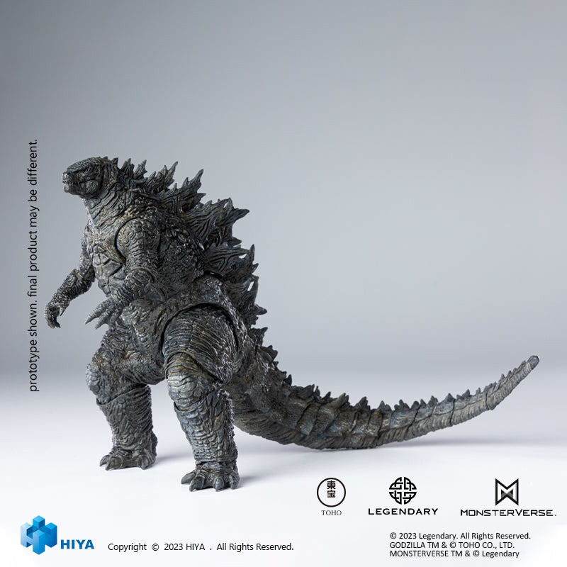 HIYA Exquisite Basic Series None Scale 7 Inch GODZILLA VS KONG Godzilla Action Figure  (Updated Version)