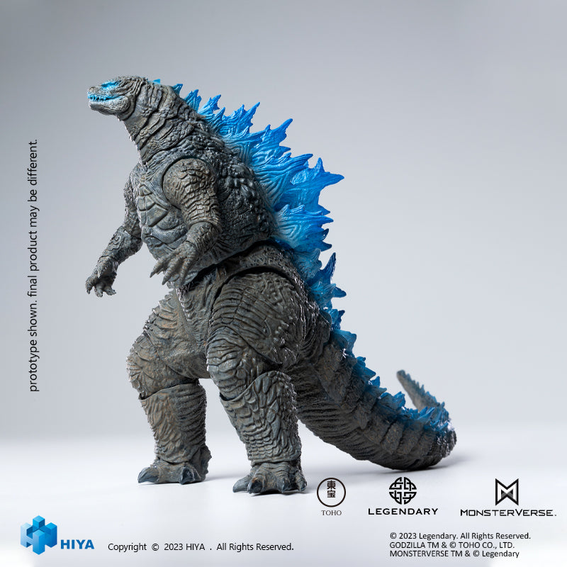 HIYA Exquisite Basic Series  None Scale 7 Inch Godzilla vs Kong Heat Ray Godzilla Translucent Ver. Action Figure