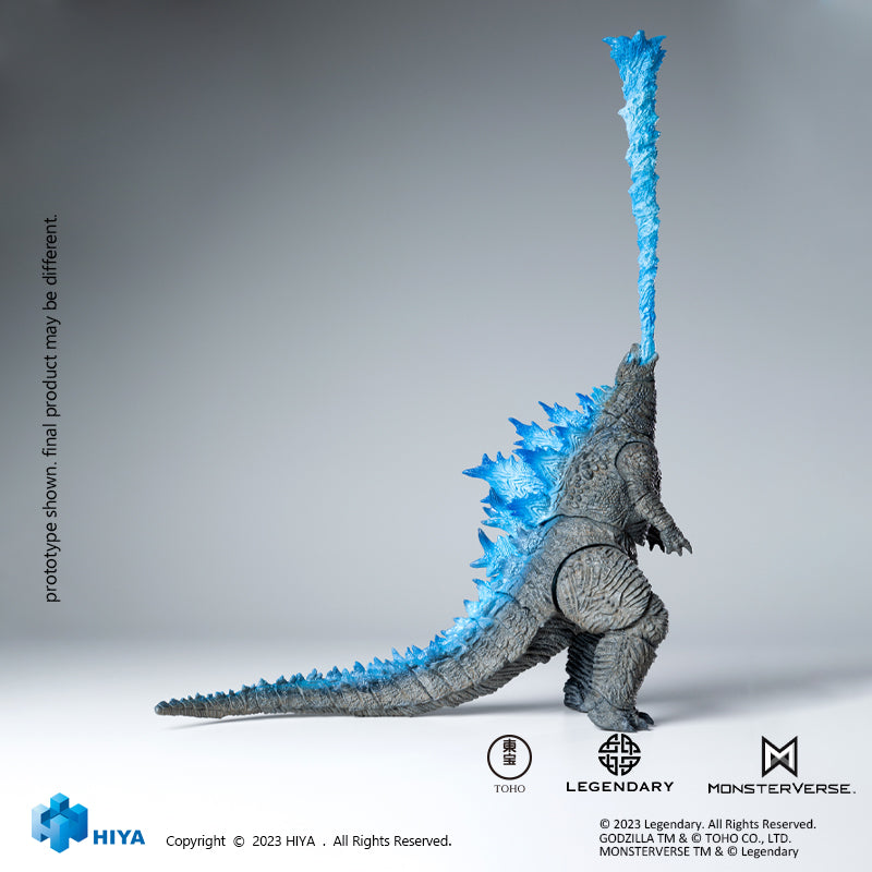 HIYA Exquisite Basic Series  None Scale 7 Inch Godzilla vs Kong Heat Ray Godzilla Translucent Ver. Action Figure