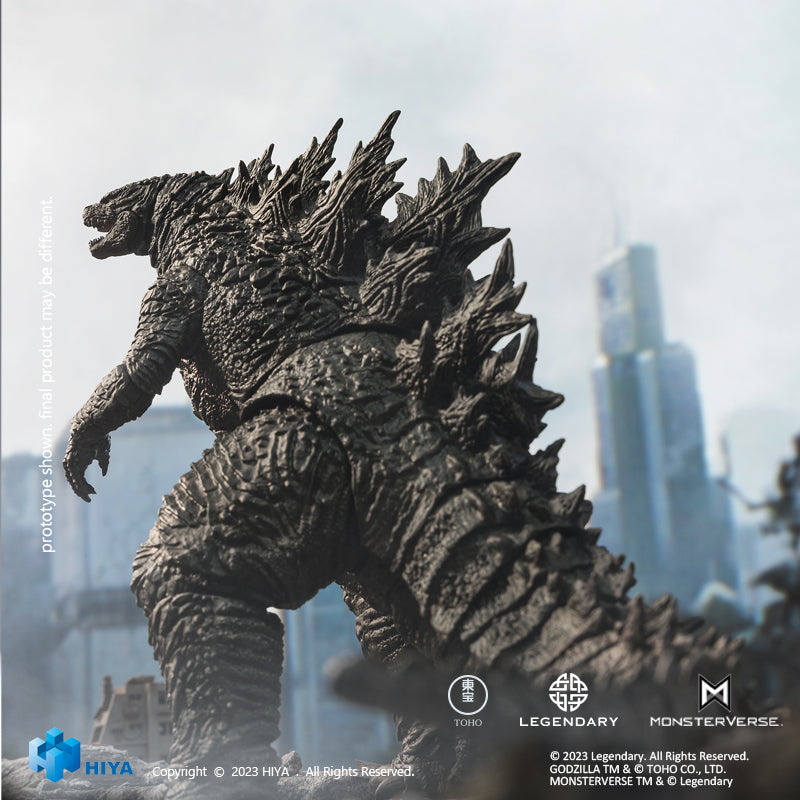 HIYA Exquisite Basic Series None Scale 7 Inch GODZILLA VS KONG Godzilla Action Figure  (Updated Version)