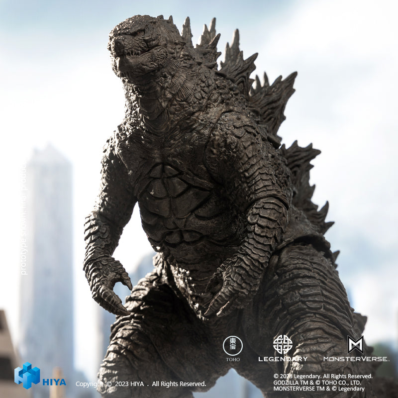 HIYA Exquisite Basic Series None Scale 7 Inch GODZILLA VS KONG Godzilla Action Figure  (Updated Version)