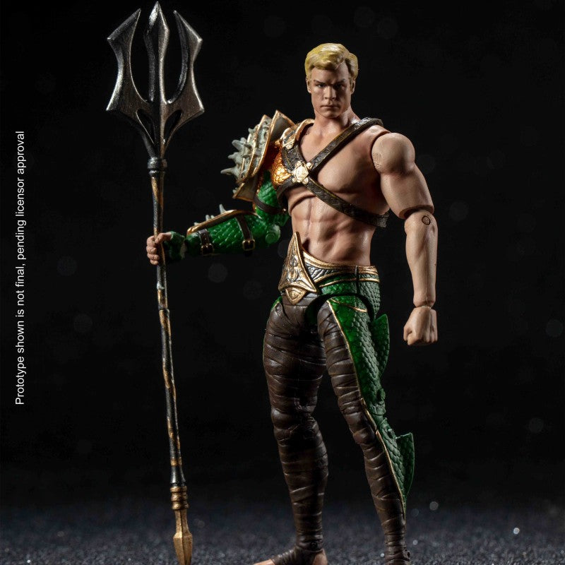 HIYA Exquisite Mini Series 1/18 Scale 4 Inch INJUSTICE 2 Aquaman Action Figure