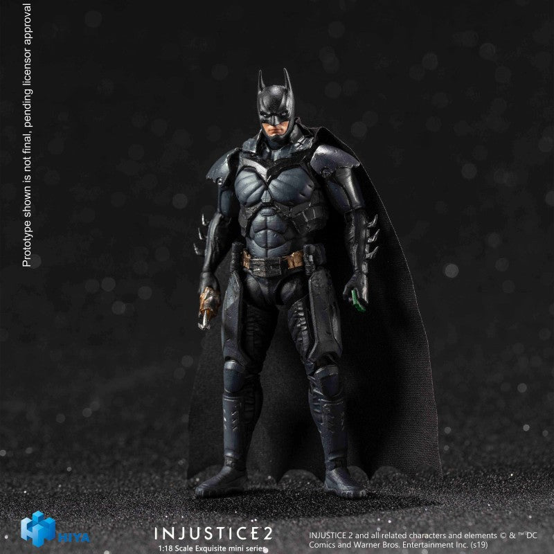 HIYA Exquisite Mini Series 1/18 Scale 4 Inch INJUSTICE 2 Batman Variants Action Figure