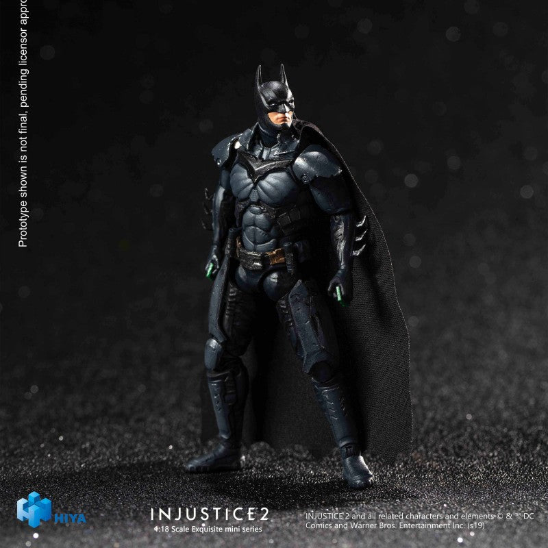 HIYA Exquisite Mini Series 1/18 Scale 4 Inch INJUSTICE 2 Batman Variants Action Figure