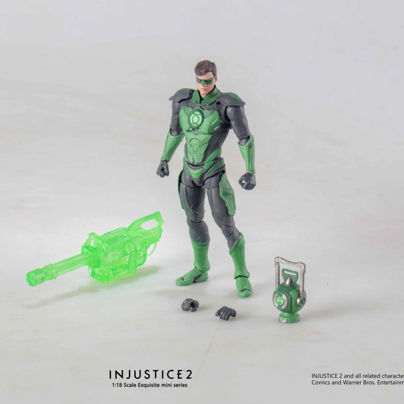 HIYA Exquisite Mini Series 1/18 Scale 4 Inch INJUSTICE 2 Green Lantern Action Figure