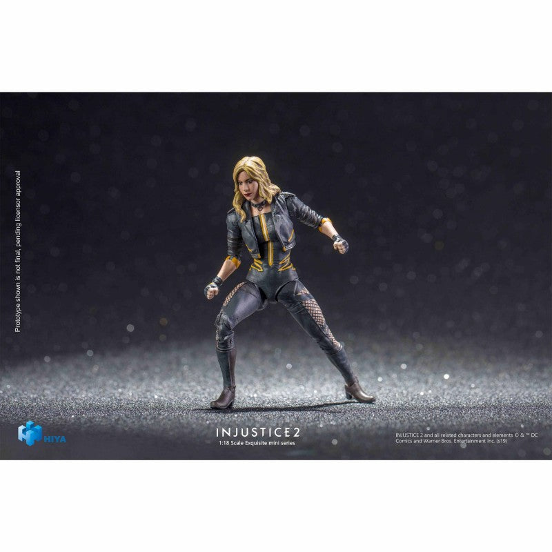 HIYA Exquisite Mini Series 1/18 Scale 4 Inch INJUSTICE 2 Black Canary Action Figure