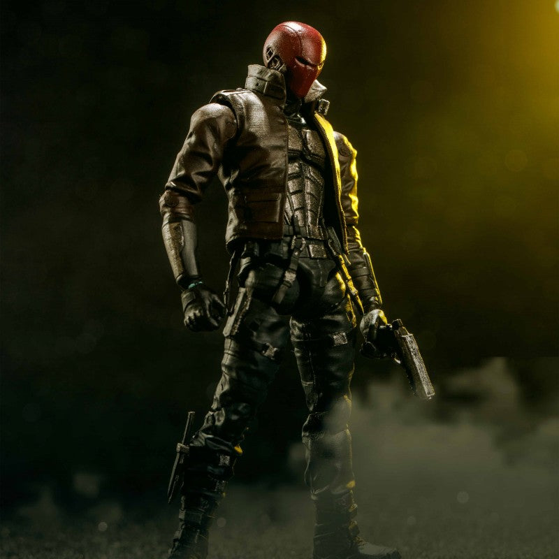 HIYA Exquisite Mini Series 1/18 Scale 4 Inch  INJUSTICE 2 Red hood Action Figure