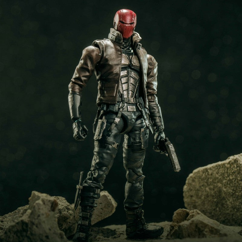 HIYA Exquisite Mini Series 1/18 Scale 4 Inch  INJUSTICE 2 Red hood Action Figure
