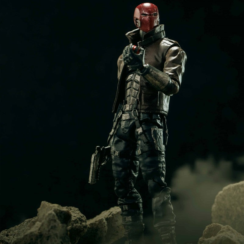 HIYA Exquisite Mini Series 1/18 Scale 4 Inch  INJUSTICE 2 Red hood Action Figure