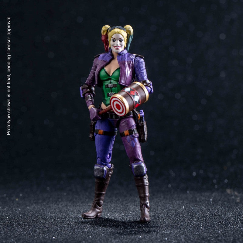 HIYA Exquisite Mini Series 1/18 Scale 4 Inch INJUSTICE 2 Harley Quinn Think Geek Exclusive Action Figure