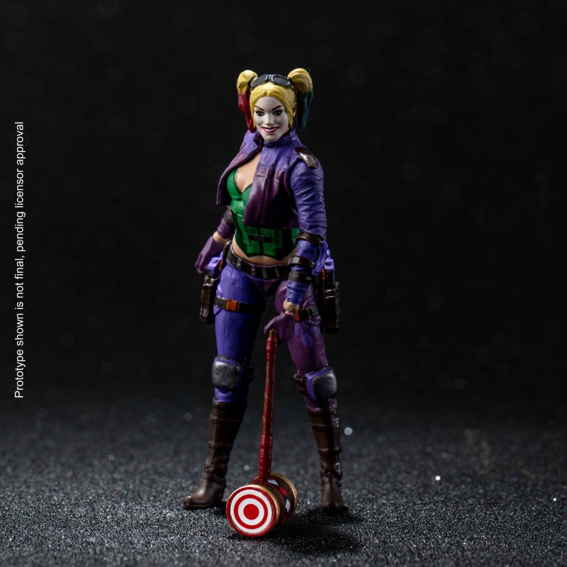 HIYA Exquisite Mini Series 1/18 Scale 4 Inch INJUSTICE 2 Harley Quinn Think Geek Exclusive Action Figure