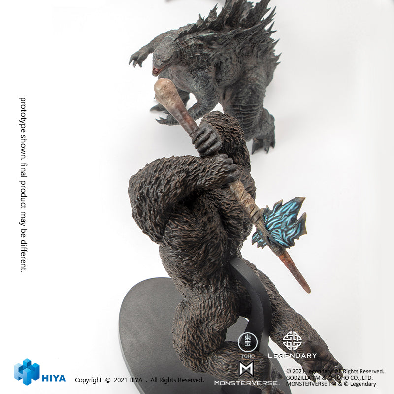 HIYA Stylist Series None Scale 10 Inch GODZILLA VS KONG Kong PVC statue