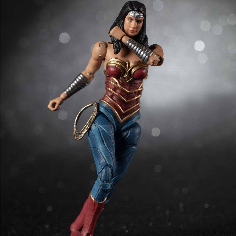 HIYA Exquisite Mini Series 1/18 Scale 4 Inch INJUSTICE 2 Wonder Woman Action Figure