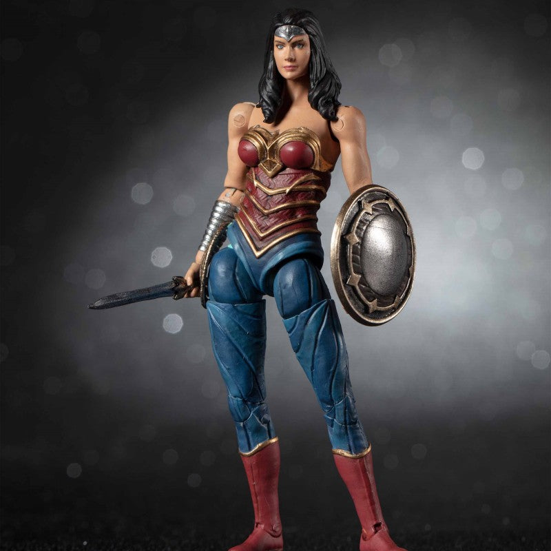 HIYA Exquisite Mini Series 1/18 Scale 4 Inch INJUSTICE 2 Wonder Woman Action Figure