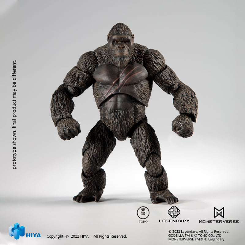 HIYA Exquisite Basic Series None Scale 6 Inch GODZILLA VS KONG Kong Action Figure