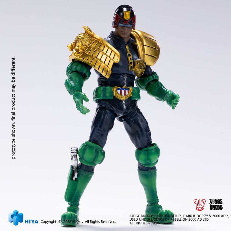 HIYA Exquisite Mini Series 1/18 Scale 4 Inch JUDGE DREDD Judge Giant Action Figure