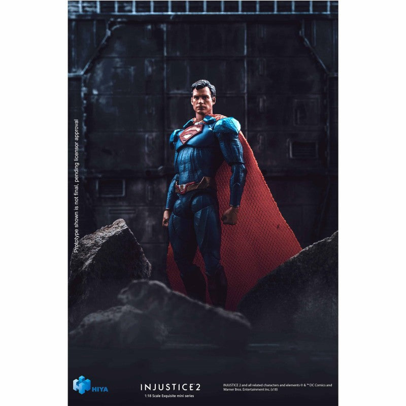 HIYA Exquisite Mini Series 1/18 Scale 4 Inch INJUSTICE 2 Superman Action Figure