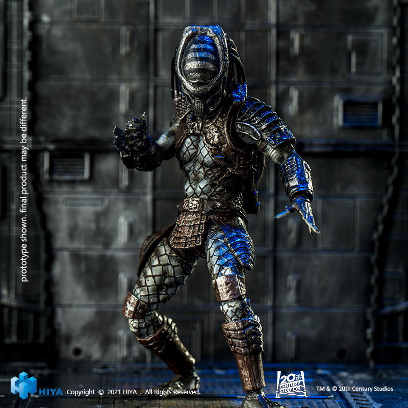 HIYA Exquisite Mini Series 1/18 Scale 5 Inch PREDATOR 2 Warrior Predator Action Figure