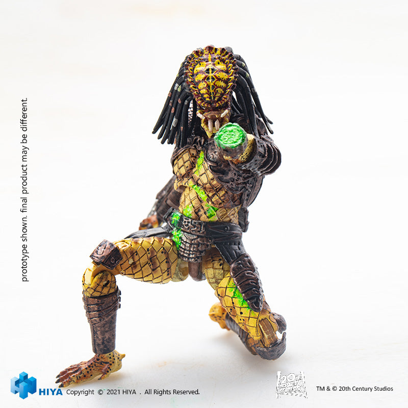 HIYA Exquisite Mini Series 1/18 Scale 5 Inch PREDATOR 2 Battle Damage City Hunter Action Figure