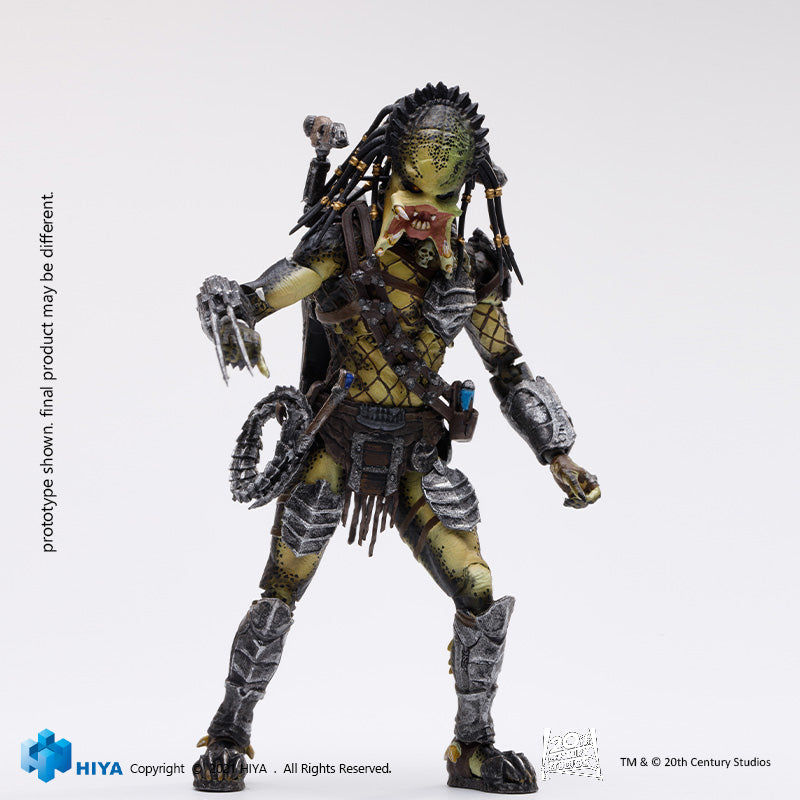 HIYA Exquisite Mini Series 1/18 Scale 5 Inch AVP2 Unmasked Wolf Predator  Action Figure